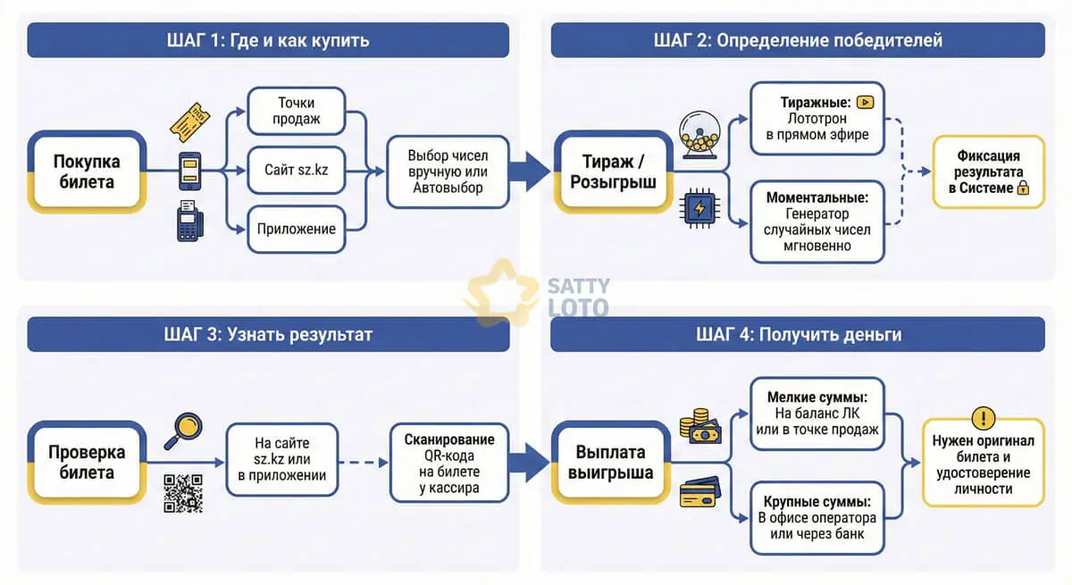 Как работает Сатти Жулдыз инфографика